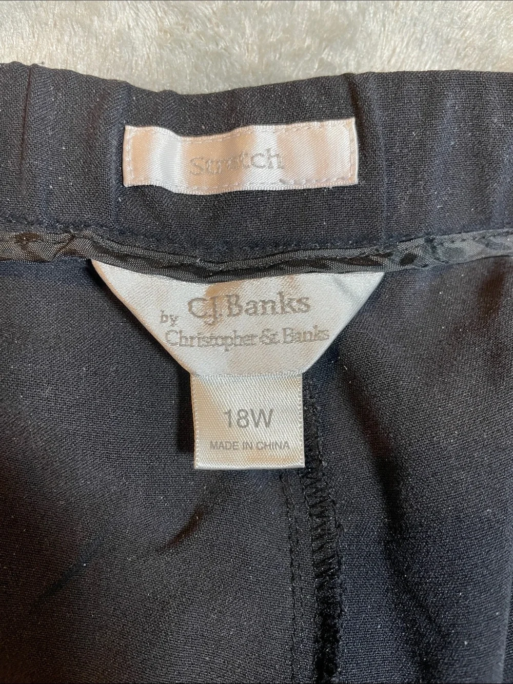 Stretch by Christopher & Banks Black Dress Pants